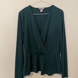 H&M Green blouse